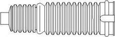 Burduf cauciuc, directie FORD COUGAR 2.0 16V - TOPRAN 300 178 foto