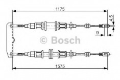 Cablu, frana de parcare OPEL MANTA B 1.2 N - BOSCH 1 987 477 766 foto