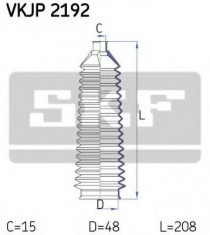 Ansamblu burduf, directie HYUNDAI EXCEL I 1.5 i 12V - SKF VKJP 2192 foto