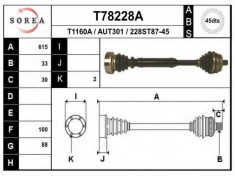 Planetara AUDI A4 limuzina 1.6 - EAI T78228A foto