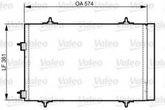 Condensator, climatizare PEUGEOT 508 1.6 HDi - VALEO 814365 foto