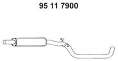 Toba esapamet intermediara VW RABBIT V 2.0 SDI - EBERSPACHER 95 11 7900 foto