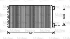 Schimbator caldura, incalzire habitaclu MAN TGA 18.410, 18.420 FC, FRC, FLC, FLRC, FLLC, FLLW, FLLRC, FLLRW - VALEO 812352 foto