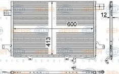 Condensator, climatizare MERCEDES-BENZ SPRINTER 3-t bus 224 - HELLA 8FC 351 303-431 foto