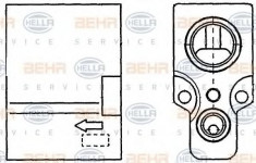 Supapa expansiune, clima RENAULT MASTER II Van 2.5 D - HELLA 8UW 351 234-241 foto