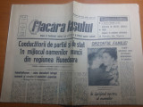 Ziarul flacara iasului 9 octombrie 1966-vizita lui ceausescu in jud. hunedoara