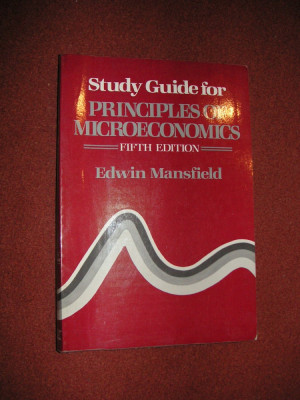 Study Guide for Principles of Microeconomics - Edwin Mansfield - Fifth Edition foto