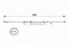 senzor de avertizare,uzura placute de frana BMW X5 xDrive 30 d - BOSCH 1 987 473 520 foto