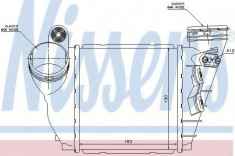 Intercooler, compresor VW GOLF Mk IV 1.9 TDI - NISSENS 96679 foto