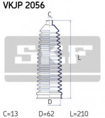 Ansamblu burduf, directie FORD SIERRA hatchback 1.6 - SKF VKJP 2056 foto