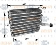 evaporator,aer conditionat VW GOLF Mk II 1.3 - HELLA 8FV 351 210-631 foto