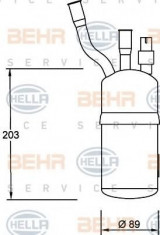 uscator,aer conditionat FORD MONDEO 1.6 i 16V - HELLA 8FT 351 192-321 foto