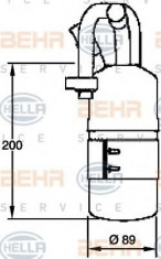 uscator,aer conditionat FORD IKON V 1.6 TDCi - HELLA 8FT 351 335-121 foto