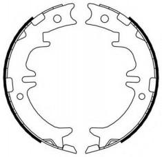 Set saboti frana, frana de mana TOYOTA ESTIMA 2.4 - FERODO FSB674 foto