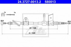 Cablu, frana de parcare ALFA ROMEO 166 limuzina 2.0 T.Spark - ATE 24.3727-0013.2 foto