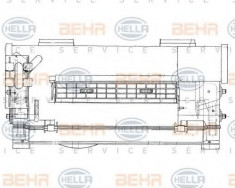 Locas clapeta reglare incalzire MERCEDES-BENZ MK 1720,1720 L - HELLA 8FH 351 312-341 foto