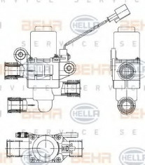 Supapa control, agent frigorific - HELLA 9XL 351 328-361 foto