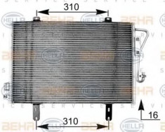 Condensator, climatizare RENAULT KANGOO 1.2 - HELLA 8FC 351 038-591 foto