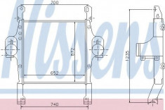 Intercooler, compresor IVECO Stralis AS 440S54 - NISSENS 97022 foto