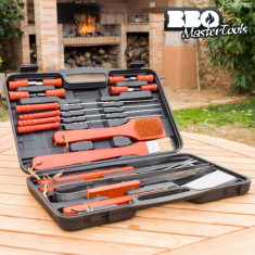 Set Ustensile Gratar BBQ Master (18Buc) foto