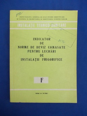 indicatoare de norme de deviz