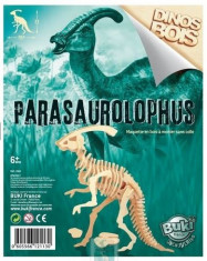 Dinozaur Din Lemn Parasaurolophus foto