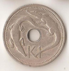 Moneda 1 kina 1975 - Papua Noua Guinee foto