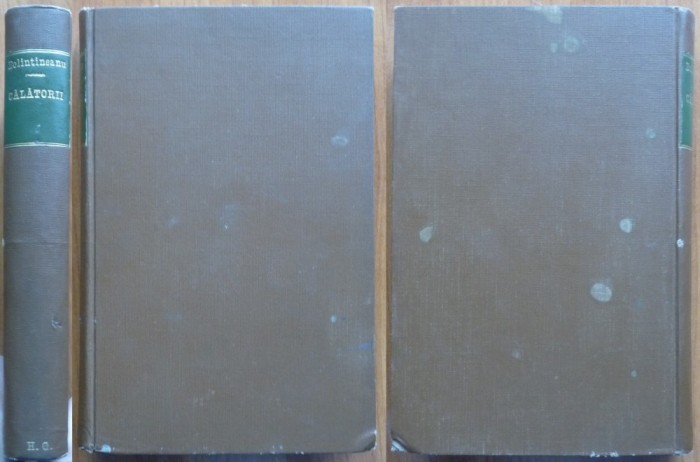 Bolintineanu, Calatorii, 2 volume in coligat, 1915, editia Petre V. Hanes