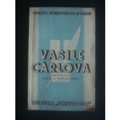 VASILE CARLOVA - POEZIILE {1942}