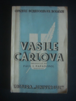 VASILE CARLOVA - POEZIILE {1942} foto