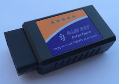 Interfata diagnoza Elm327 bluetooth OBDII OBD2 V2.1 foto