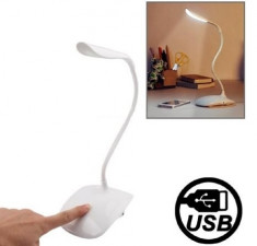 Lampa de birou, cu brat flexibil si 3 faze de iluminare foto