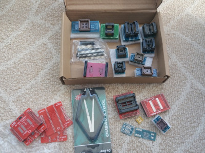 Full set 21 adaptoare pentru programator EEPROM miniPro TL866A TL866CS foto