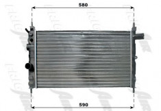 Radiator, racire motor OPEL KADETT E hatchback 1.3 N - FRIGAIR 0107.3030 foto