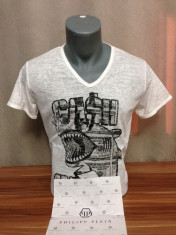 Tricou Philipp Plein &amp;quot;Cash Gang&amp;quot; colectie NEW IULIE 2016 LIMITATA! foto