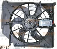 Ventilator, radiator BMW 3 limuzina 318 i - HELLA 8EW 351 038-391 foto