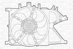 Ventilator, radiator OPEL VITA C 1.4 - MAGNETI MARELLI 069422331010 foto