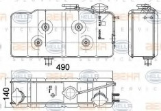 Vas de expansiune, racire IVECO EuroCargo 150 E 27, 150 E 27 P, 150 E27FP, 150 E 27 R - HELLA 8MA 376 705-181 foto