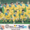 Foto (carte postala)-echipa de fotbal a ROMANIEI (anii`90)