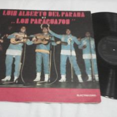 DISC VINIL LUIS ALBERTO DEL PARANA SI FORMATIA LOS PARAGUAYOS VOL 3 EDE 117