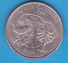 (M953) MONEDA SUA - QUARTER DOLLAR 2000, LIT. P - SOUTH CAROLINA