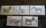 BULGARIA 1991 &ndash; ANIMALE SI PASARI DOMESTICE, serie stampilata, DF27