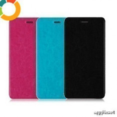 Husa Allview P6 LIFE Flip Case Slim Roz foto