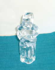 Sculptura cristal suflata manual - SARUTUL - design Uno Westerberg, Pukeberg foto
