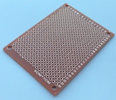 Placa test PCB 5 x 7 cm, (one side) prototip / prototype Arduino foto