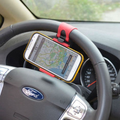suport universal cu prindere de volan pentru telefon, smartphone, GPS, PDA