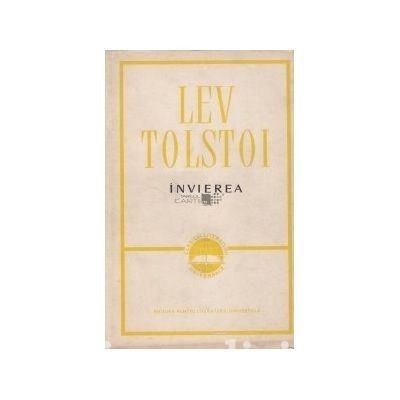 Lev Tolstoi - &amp;Icirc;nvierea (editie 1961) foto