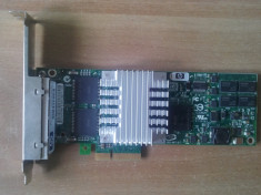 HP NC364T HSTNS-BN26 PCIe Placa Retea Quad Port Gigabit. foto