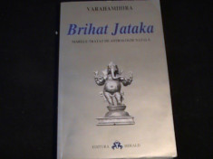 BRIHAT JATAKA-MARELE TRATAT DE ASTROLOGIE NATALA-VARAHA MIHIRA-236 PG- foto