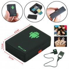 Tracker GPS, Mini A8 dispozitiv SPOIN, Localizare Urmarire GSM SIM microfon GPRS foto